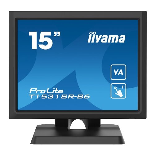 Iiyama 1a1h1dp t1531sr-b1s 15" va, res touch, 1024x768, monitor led ( t1531sr-b1s ) Cene