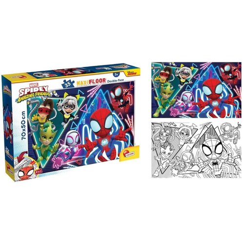 Lisciani Slagalica 35pcs Maxi Spidey 2u1 Cene