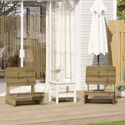 vidaXL Vrtni stoli 2 kosa 60x64x70,5 cm Impregniran les borovec Cene
