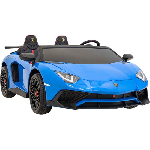  Licencirani auto na akumulator Lamborghini Aventador SV - dvosjed -  plavi Cijene