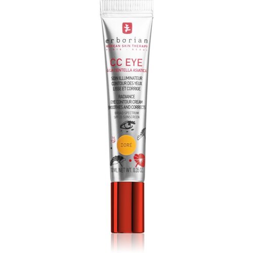Erborian CC Eye krema za toniranje područja oko očiju s učinkom zaglađivanja SPF 20 nijansa Doré 10 ml Cijene