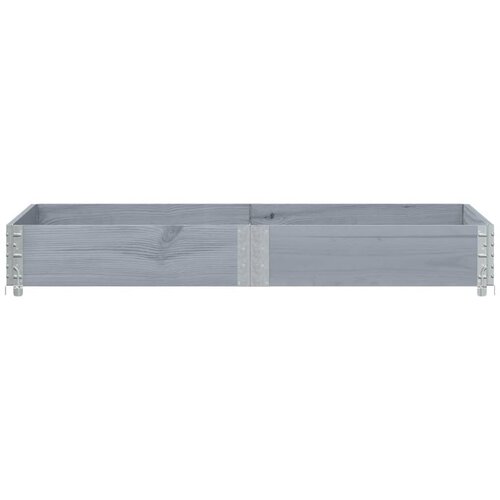  Vrtna sadilica siva 150x50 cm od masivne borovine Slike