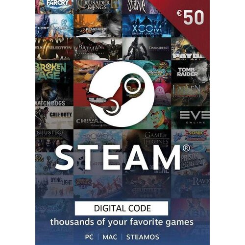 Steam Wallet Gift Card 50 EUR Key EUROPE Cene