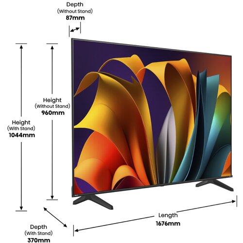 Hisense Televizor 75A6N LED 4K Ultra HD, diagonala 190cm Cene