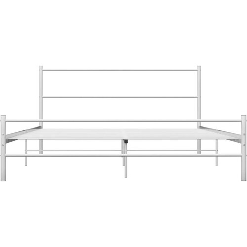 VidaXL Okvir za krevet bijeli metalni 140 x 200 cm Slike