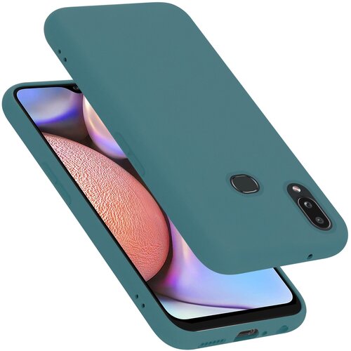 Cadorabo Ohi&amp;scaron;je, združljiv s Samsungom v tekoči zeleni barvi - za&amp;scaron;čitni pokrov iz fleksibilnega silikona TPU, (20589351) Slike