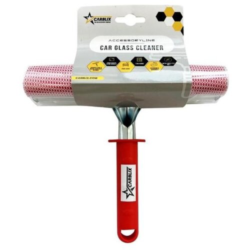 CARBLIX Brisalec vetrobranskega stekla z gumico in mrežico 19/14 cm Slike