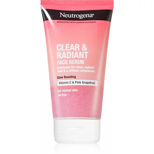 Neutrogena Clear & Radiant osvježavajući piling za lice 150 ml