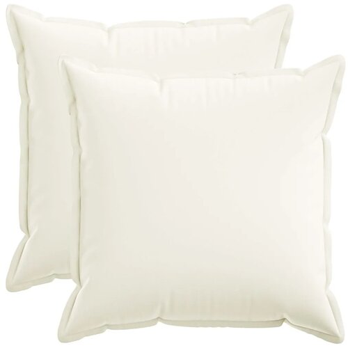  Jastuk s jastukom HOUTEN 2 kom. Bijela Umjetni lan - Bijela 60 x 60 cm 2 Cijene