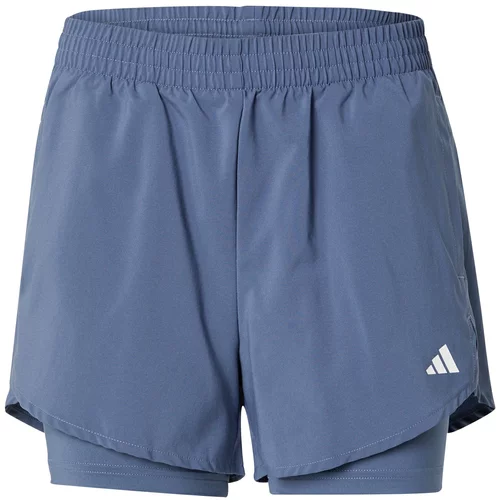 Adidas Sportske hlače 'Minimal Made For Training' safirno plava / bijela