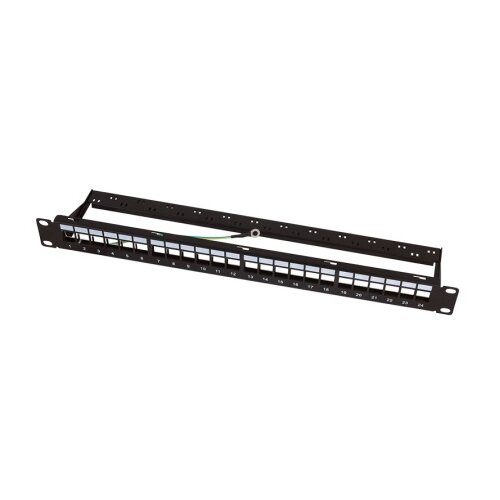 Logilink 19&amp;#039; patch panel 1u, 24, prazan, shielded, sa nosačem kabla I uzemljenjem ( 6602 ) Slike