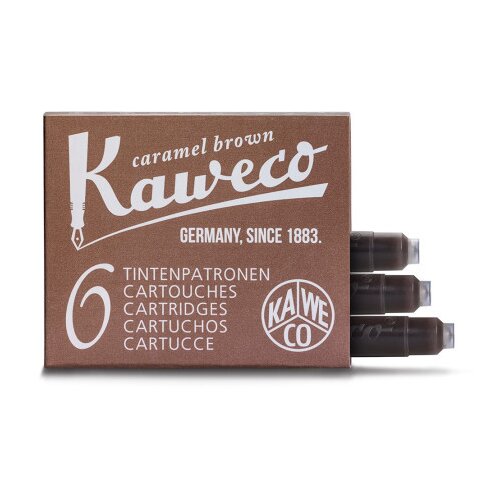 Kaweco patrone za naliv pero 1/6 caramel brown ( E311 ) Slike