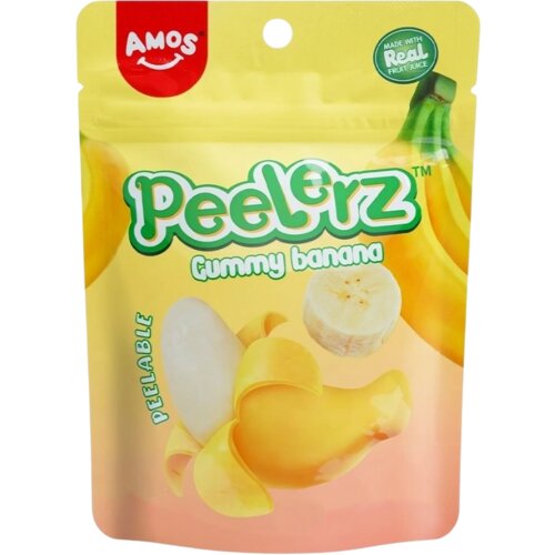 Nepoznato Gumene bombone AMOS Peelerz banana 65g Cene