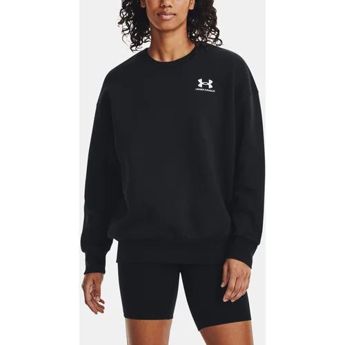 Under Armour Sweatshirt Essential Flc OS Crew-BLK - Women