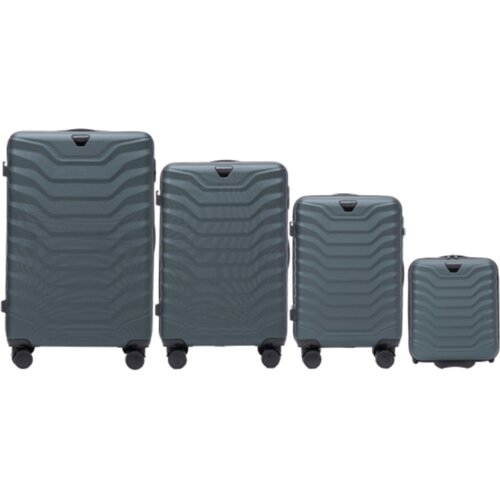 WINGS set od četiri kofera od ABS materijala veličine L M S XXS tamnozeleni Cijene