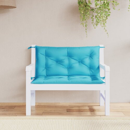 vidaXL Jastuci za vrtnu klupu 2 kom tirkizni 100x50x7 cm od tkanine Cijene