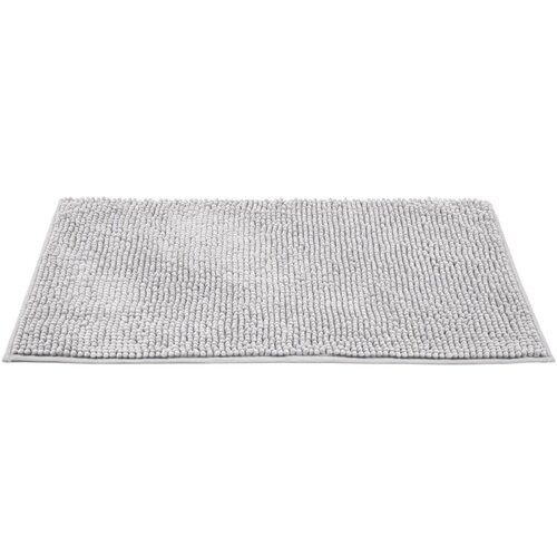 Allstar svetlo siva tekstilna kopalniška preproga 50x80 cm chenille – allstar Cene