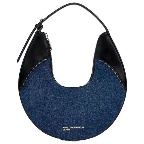 Karl Lagerfeld Torbice za na ramo B3w30197 Klj Rebel Hobo Bag Denim Modra Slike