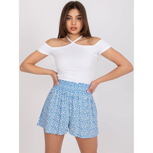 Fashion Hunters White ribbed Seila RUE PARIS blouse Slike