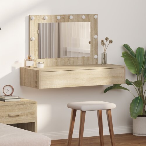 vidaXL Hrast Sonoma Konstrukcijsko drvo 100 x 40 x 70 cm Toaletni stol Cijene