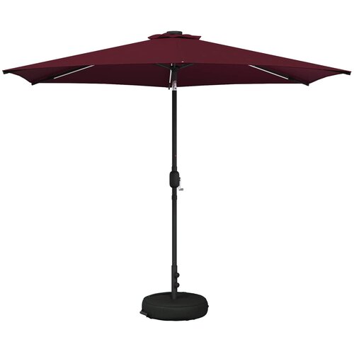 vidaXL Zunanje senčilo z LED lučmi 300 x 300 cm Poliester, (5000248002) Cene