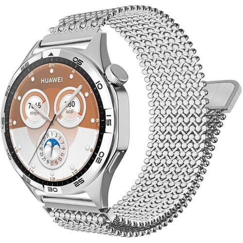INF Zamenjava/združljiv del - Jekleni mrežasti pas za Huawei Watch GT Silver, (5000264260) Cene