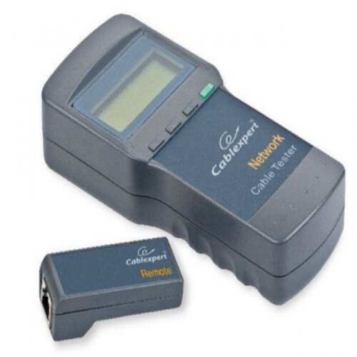 Gembird NCT-3 Digital network cable tester. Suitable for Cat 5E, 6E, coaxial, and telephone cable Cene