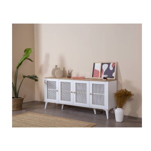 Hanah home Komoda Calvin White Oak Cene