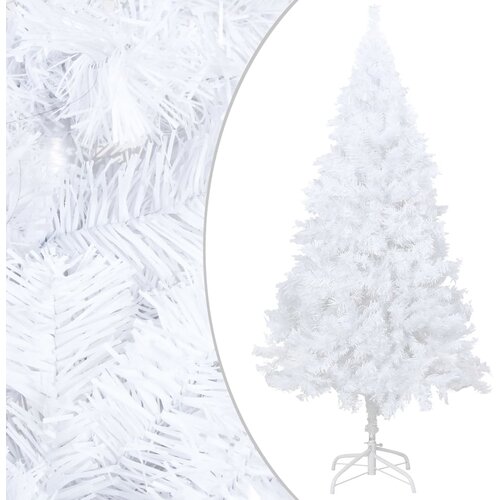  Umjetno božićno drvce s gustim granama bijelo 120 cm PVC Slike