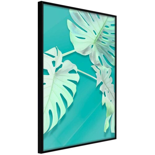  Poster - Teal Monstera 30x45 Slike