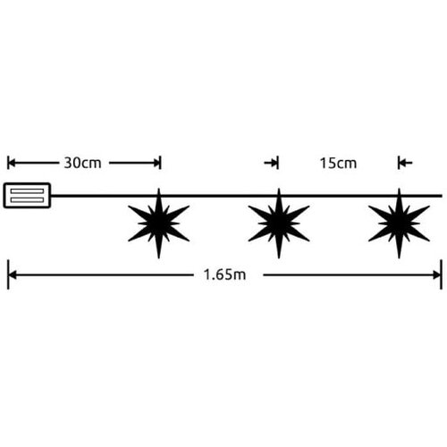  led svetleći niz &amp;quot;zvezde&amp;quot; 1.35m ML-C3028 Slike