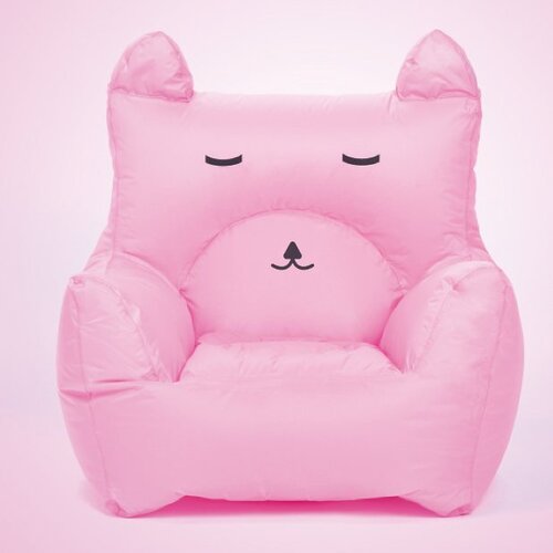  Dečija fotelja na naduvavanje Beanbag maca roze Slike
