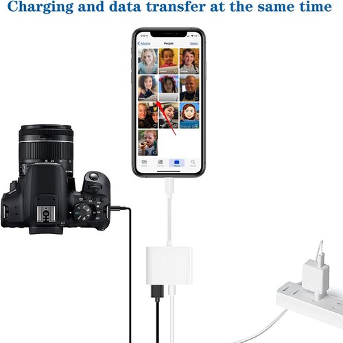 Lighting Lightning čitač kartica 3u1 2xUSB+Lightning ( 11-354 ) Cene