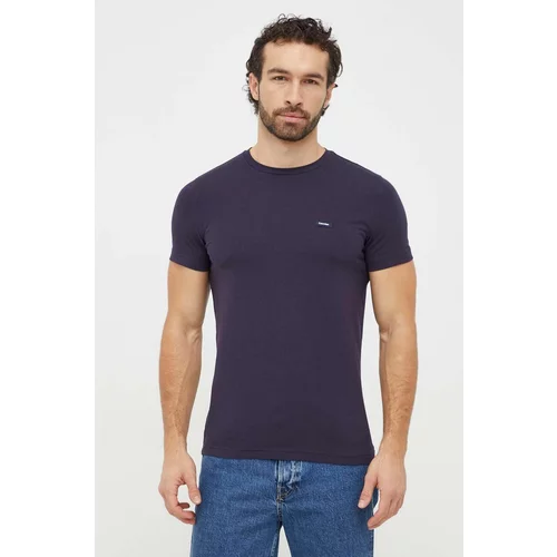 Calvin Klein Kratka majica moški, mornarsko modra barva