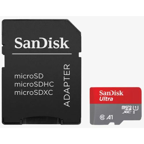 Micro SDXC SanDisk 64GB Ultra SDSQUAB-064G-GN6MA sa adapterom Slike