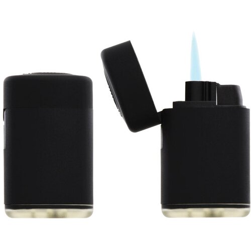  Upaljač elektronski gumirani mat atomic jet flame rubber trober 2516000 crna Cene