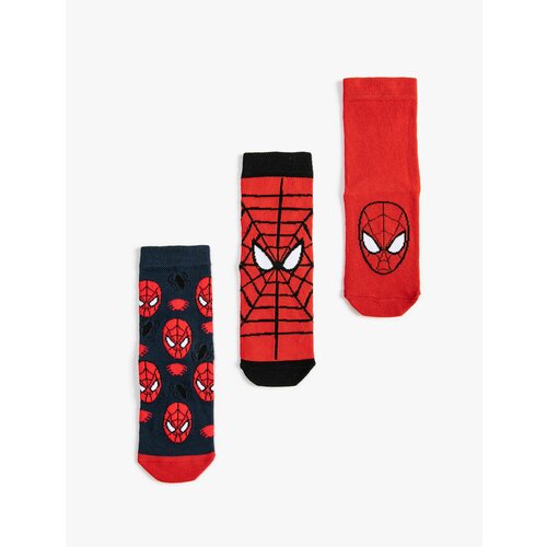 Koton 3-Piece Spider-Man Printed Socks Set Licensed Cene