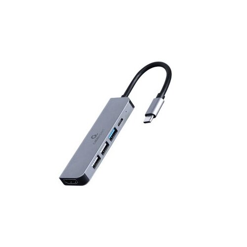 Docking station USB adapter Type-C 5-in-1 multi-port adapter Hub + HDMI + PD, GEMBIRD A-CM-COMBO5-03 Cijene