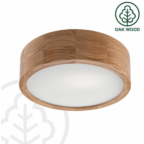  Brilagi - LED stropna svetiljka CARVALHO 1xE27/60W/230V hrast prečnika 27,5 cm Slike