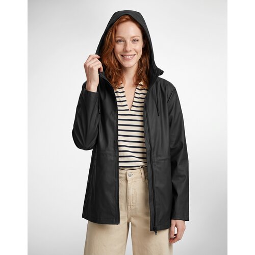 Only Parke ONLEBEN SHINE STRING RAINCOAT Črna Slike