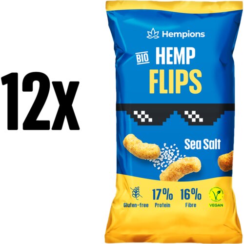 BIO Hemp Flips Sea Salt - 12 x 70 g Cene