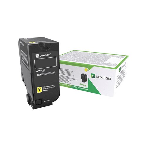 Lexmark toner 74C2HYE (rumena), original Cene