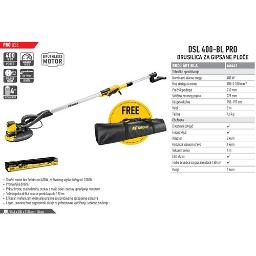 FF_Group FF EA ZIRAFA DSL 400 BL PRO 400W Cene