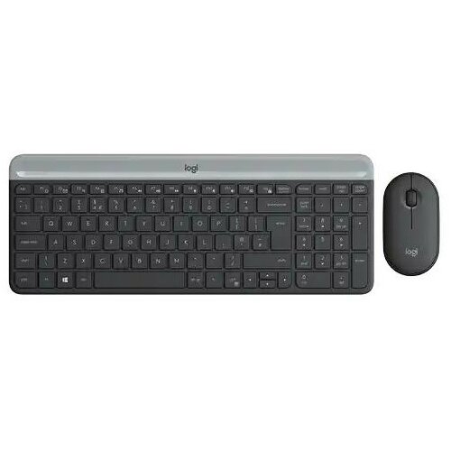 Bežična tastatura + Miš Logitech MK470 Slim US Graphite Cene