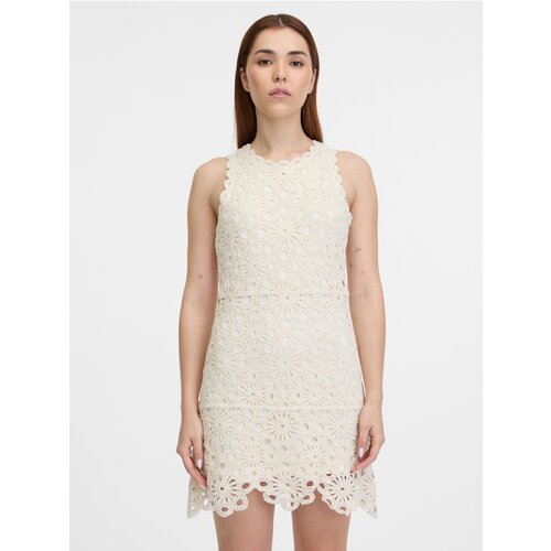 Orsay Cream women&amp;#039;s knee-length dress - Women&amp;#039;s Slike