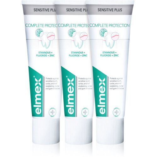 Elmex Sensitive Plus Complete Protection zubna pasta za jačanje 3x75 ml Cijene