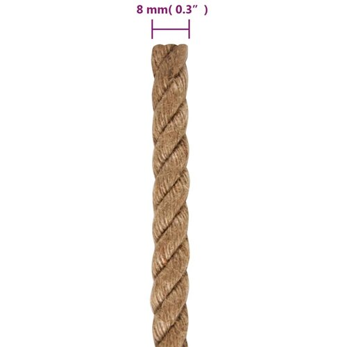  Uže od jute dužina 100 m debljina 8 mm Slike
