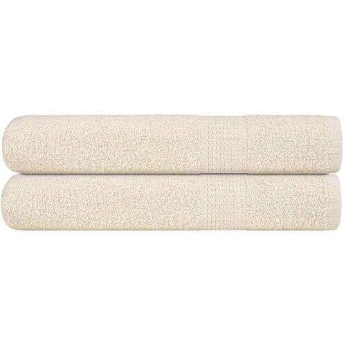 VidaXL Ručnici 2 kom krem 100 x 200 cm 360 gsm od 100 % pamuka Slike