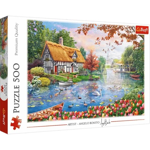 Trefl Puzzle 500 Pcs A Quiet Haven Cene