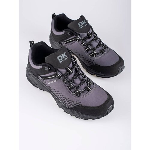 DK Men's trekking shoes on a thick sole gray Slike